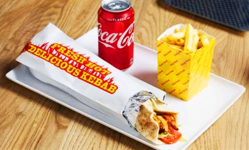 Image 3: Feast: Solo, Duo, Family, or Ultimate – Burgers & Kebabs with Drinks