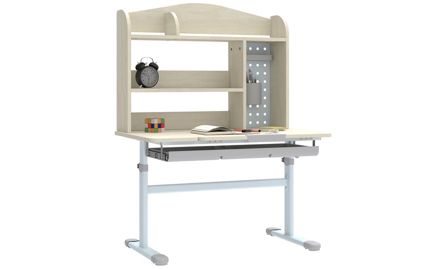 Image 2: AIYAPLAY Adjustable Kids Study Desk