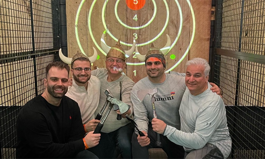 Image 5: Up to 53% Off Axe Throwing and Arcade Cards at Q-Zar