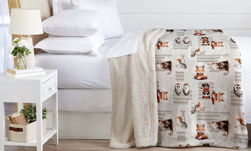 Image 16: Sherpa-Kuscheldecke