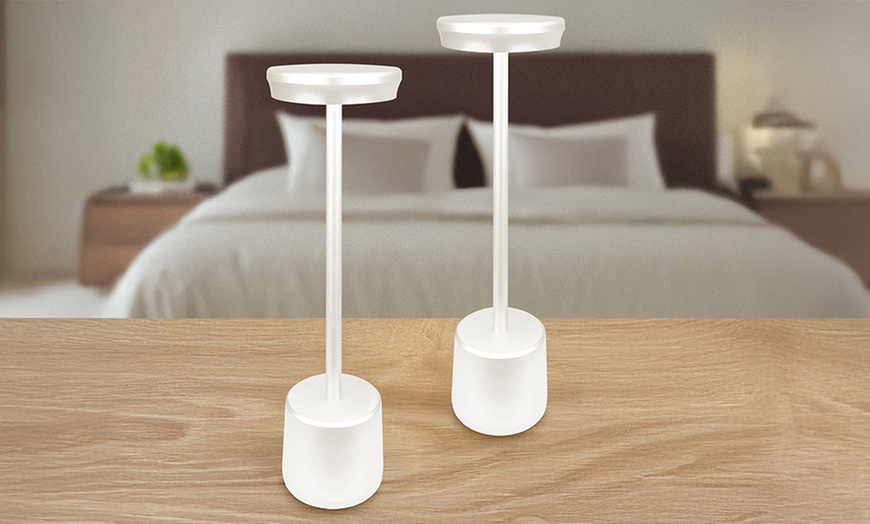 Image 52: Set van 2 led tafellampen collectie