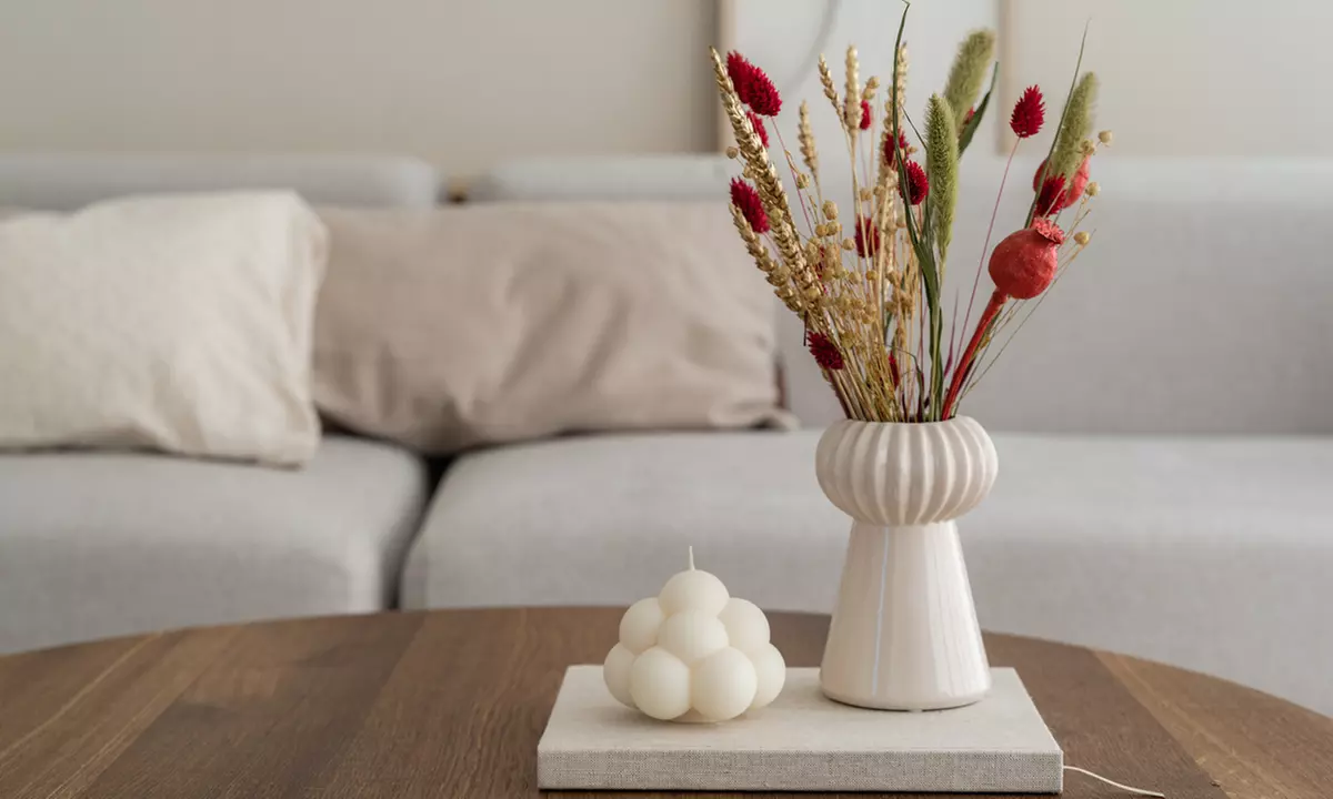 Ramo seco Winter Glamour Blossom - Primary Image