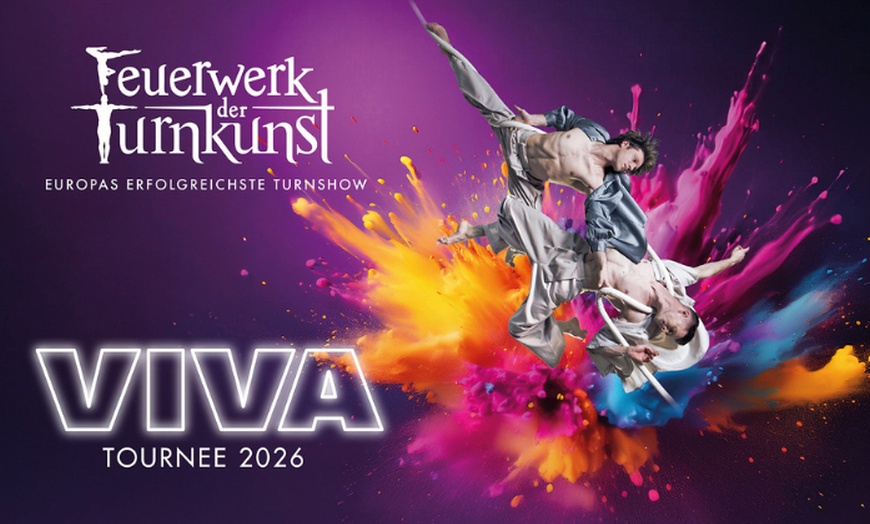 Image 1: 2 oder 3 Tickets für Feuerwerk der Turnkunst "Viva" im Januar 2026
