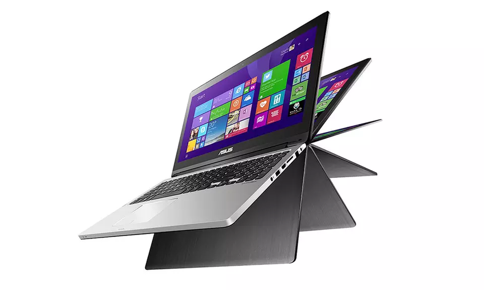 ASUS Flip 15.6" 2-in-1 Laptop with Intel Core i7-4510U Processor, 8GB RAM, and 1TB HDD (Manufacturer Refurbished) - Second Medium