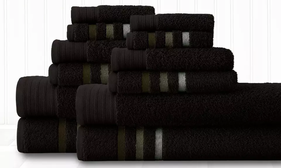 12-Piece 500GSM Egyptian-Cotton Towel Set - Second Medium