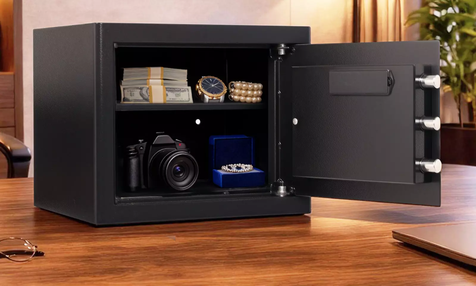 Levede Fireproof Security Safe with Digital Lock Collection
