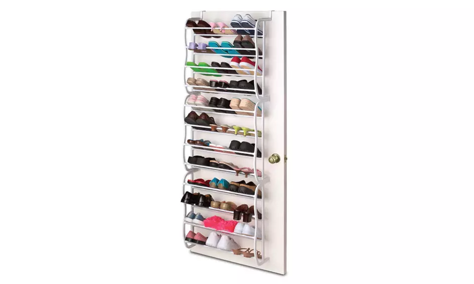 Sunbeam Over-the-Door 36-Pair Shoe Rack - Primary Image