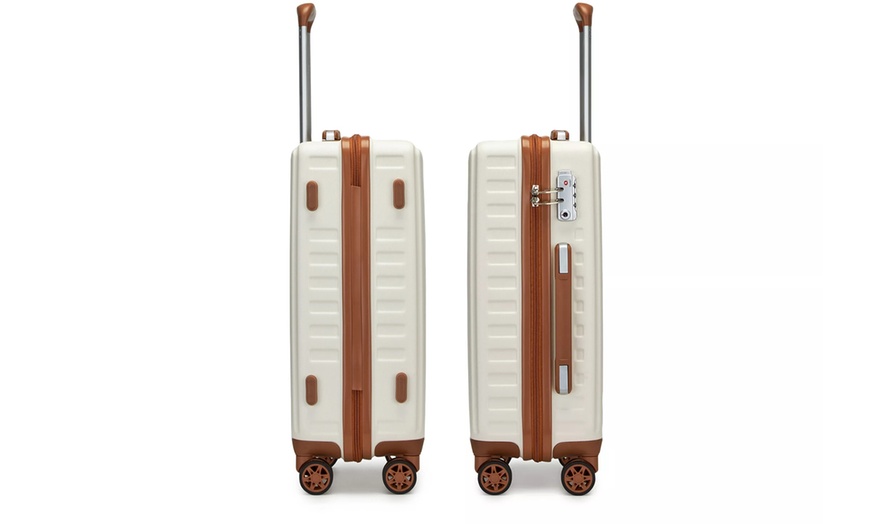 Image 9: KONO 20 Inch Cabin Suitcase and Holdall Bag