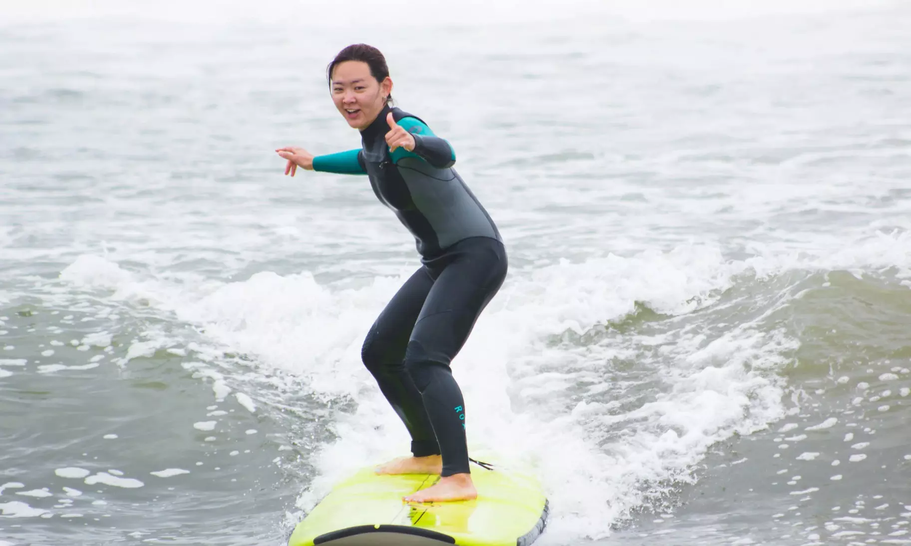 Learn to Surf with 90-Minute Lessons with Board & Wetsuit Rentals
