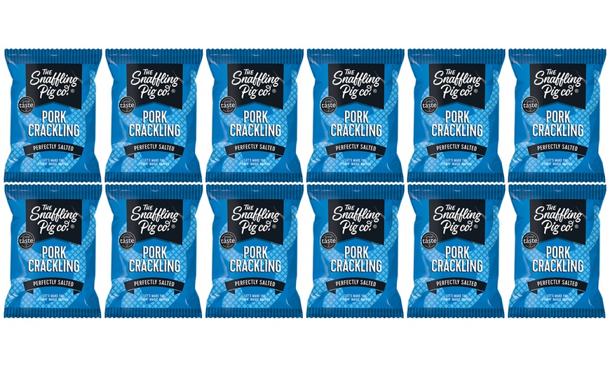 Image 6: 12-Pack of Snaffling Pig ​Pork Crackling 45g Packet