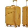 Image 23: KONO Lightweight Soft Shell Suitcase Set TSA Lock Wet/Dey Compartment