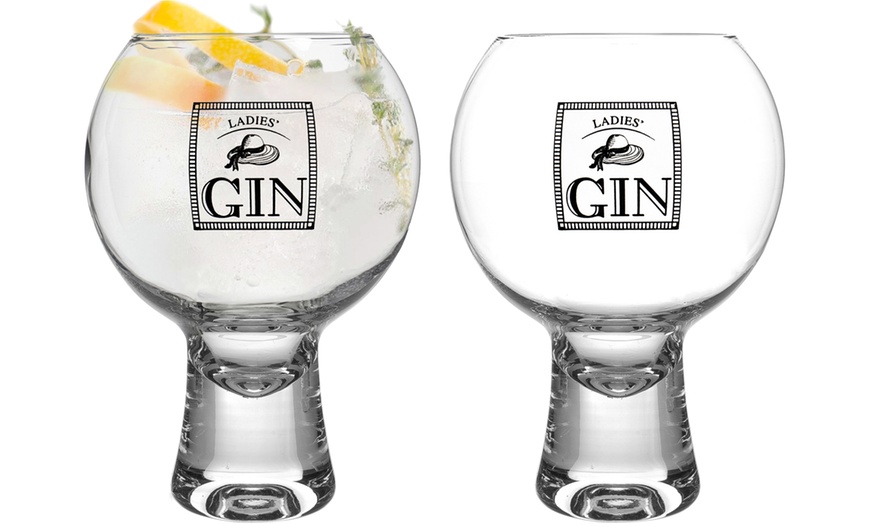 Image 11: Two iStyle My Home Ikonic Gin Glasses