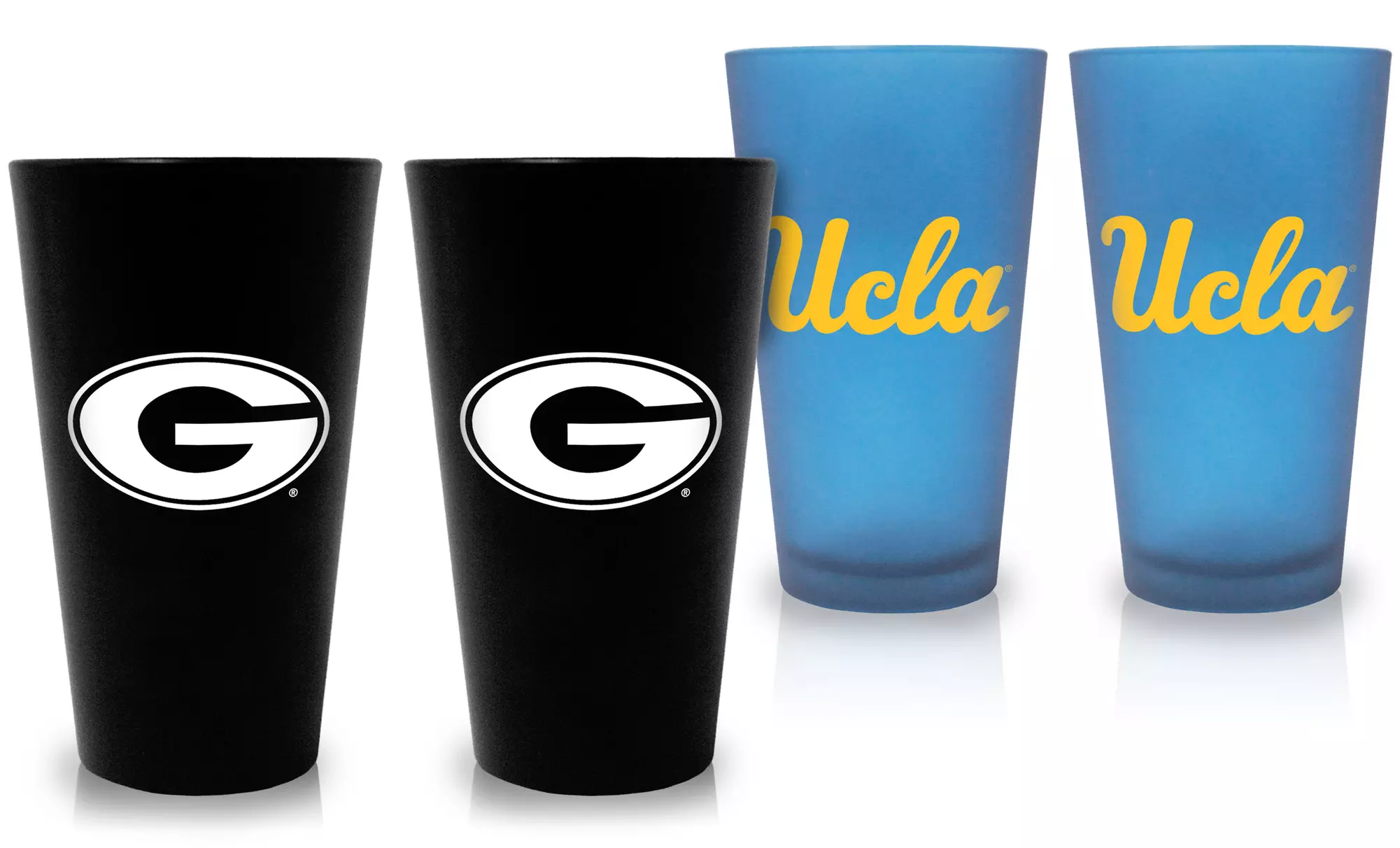 2-Pack of NCAA Color-Frosted 16oz. Pint Glasses - Primary Image