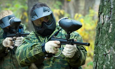Paintball Experience for One, Two, or Five at Maple Ridge Paintball (Half Off) - Primary Image