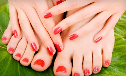 $30 for a Spa Mani-Pedi Combo at Angel Day Spa & Salon in Bee Cave ($63 Value) - Primary Image