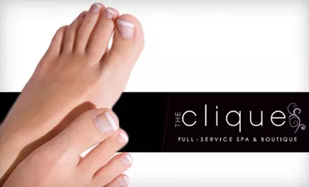 $19 for a Spa Pedicure at The Clique in Lindon  - Primary Image