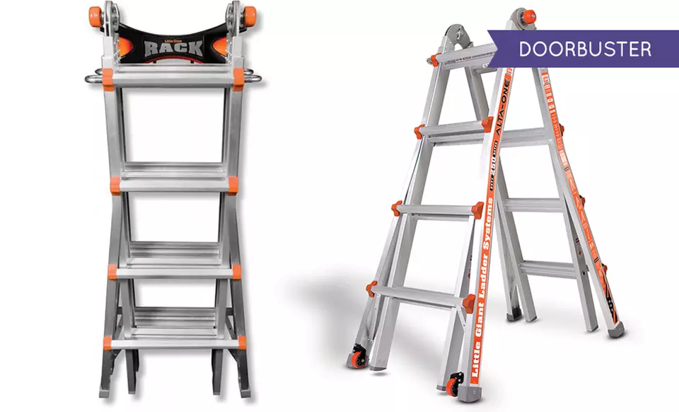 Little Giant 17Ft. Multi-Use Ladder with Ladder Rack - Primary Image