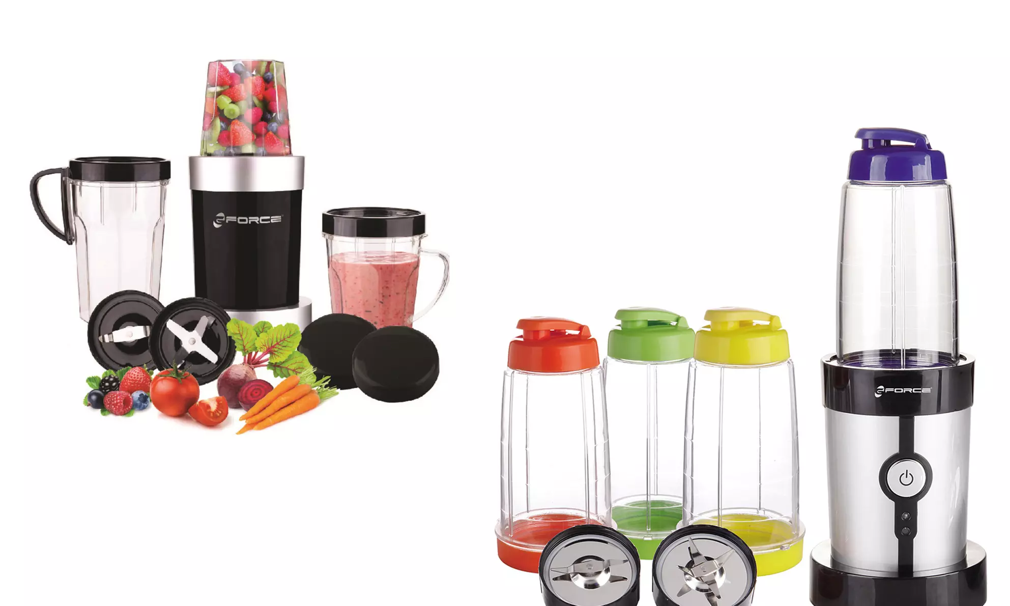GForce 600W or 220W Blender with Traveling Cups and Lids - Primary Image