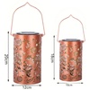 Image 12: Butterfly Solar Garden Lantern Decorative Outdoor Light
