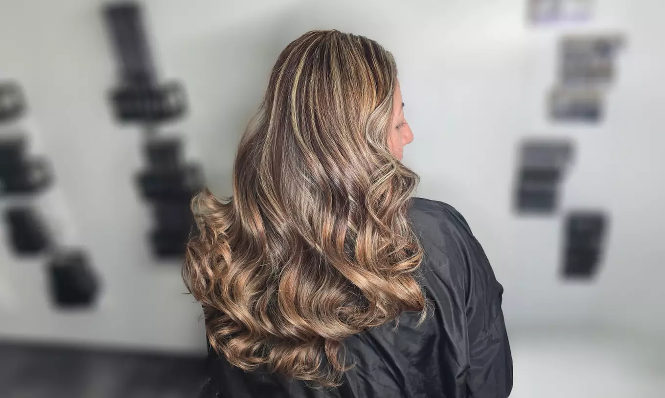 Root Touch Up or Deep Conditioner + Haircut + Blow Dry + Hairstyle