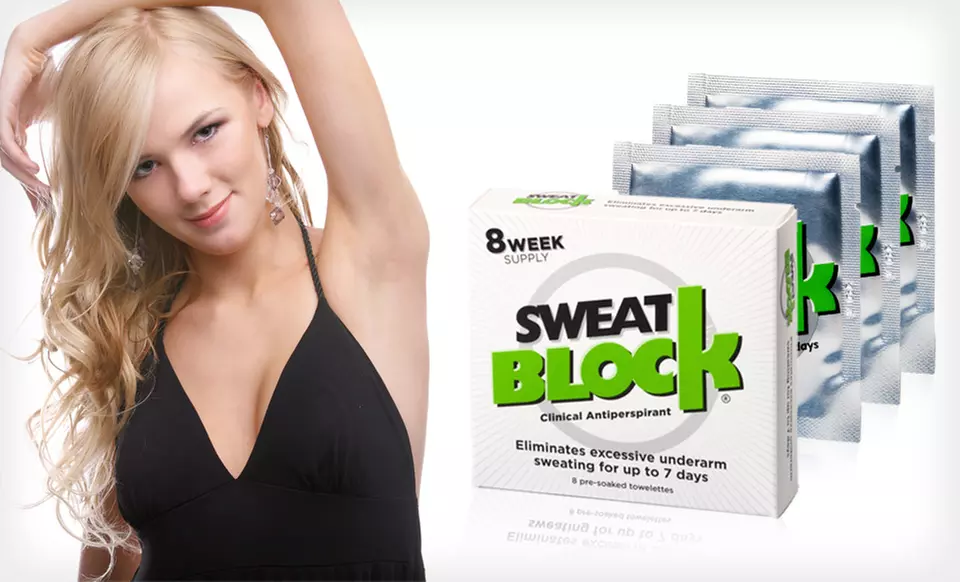 2- or 4-Month Supply of SweatBlock Clinical Antiperspirant (Up to 53% Off). Free Shipping for Purchases of $15 or More. - Primary Image