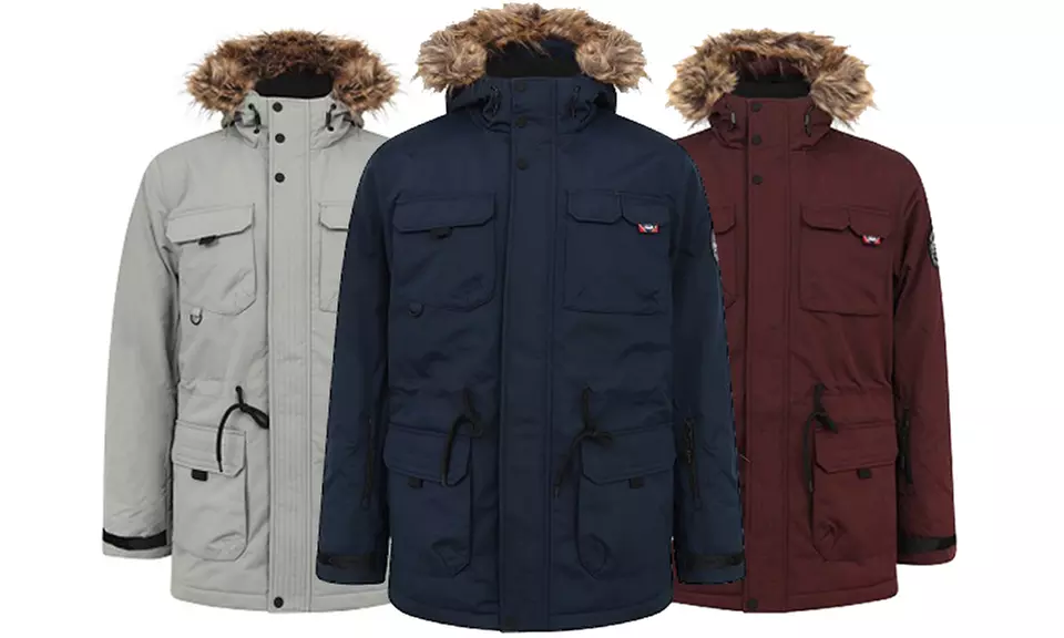 Parka da uomo Tokyo Laundry, disponibili in 3 colori e varie taglie - Primary Image