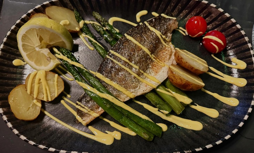 Image 2: Two-Course Meal with Glass of Wine/ Beer or Soft Drink for Up to Four