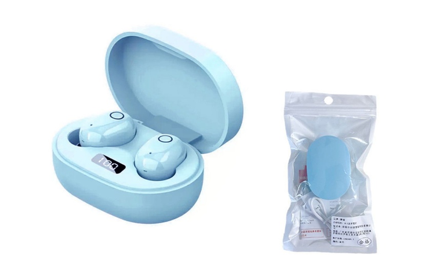 Image 3: Macaron Colored Waterproof Wireless Bluetooth Earbuds