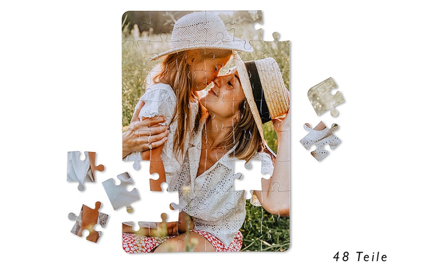 Image 3: Personalisierbares Puzzle in A4 mit 24 oder 48 Teilen