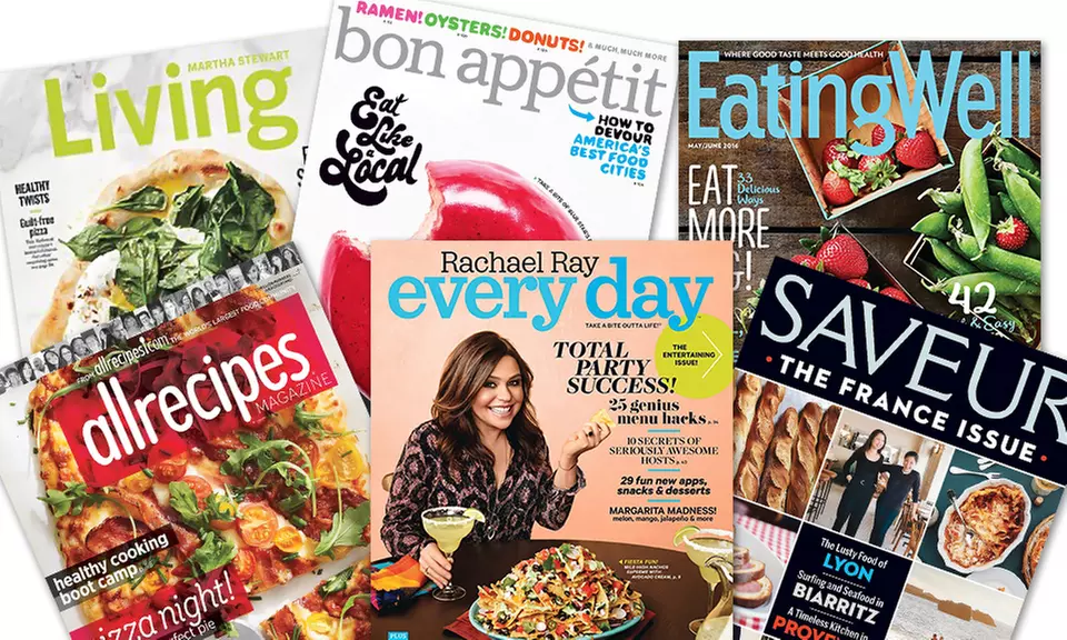 1-Year Food Magazine Subscriptions (Up to 79% Off) - Primary Image