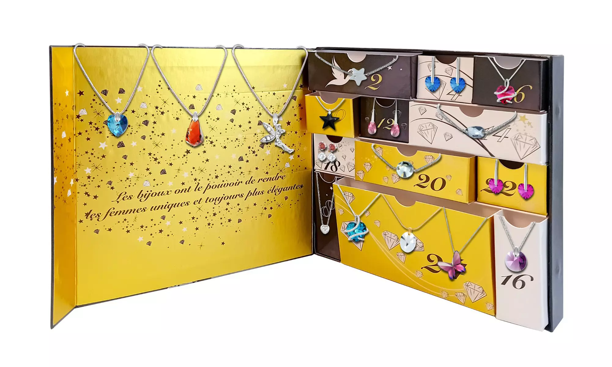 Calendario con gioielli SC Crystals con cristalli Swarovski®