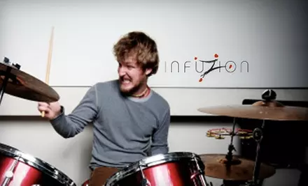 $55 for Four Half-Hour Guitar, Bass, Drum, or Piano Lessons at Infuzion in Durham  - Primary Image