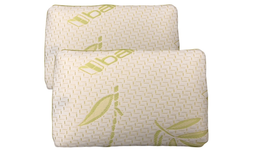 Image 3: One or Two Bamboo Memory Foam Toddler Pillows