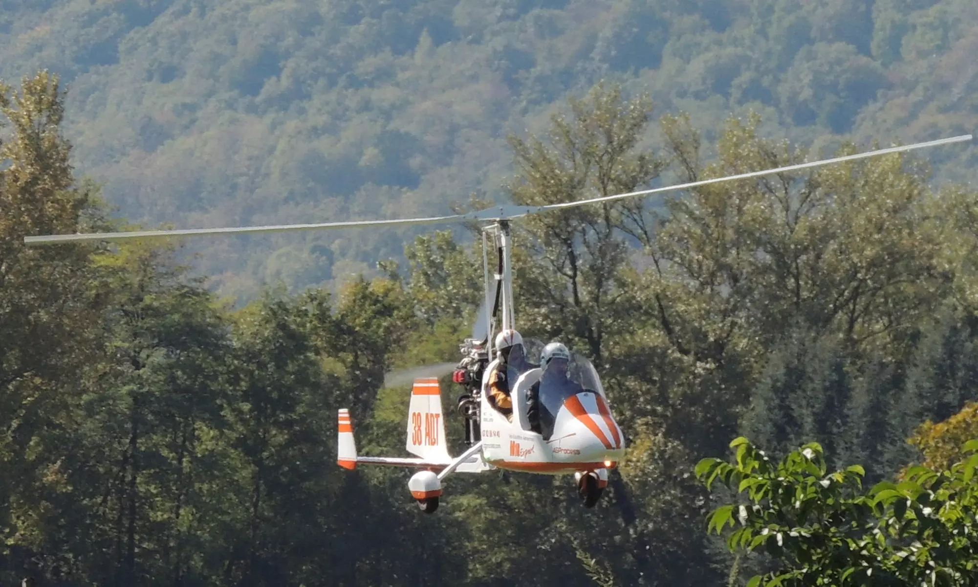 Vol en autogyre, sensations fortes !