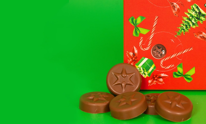 Image 9: Organic Chocolate Advent Calendar - Milk & Dark for Every Taste