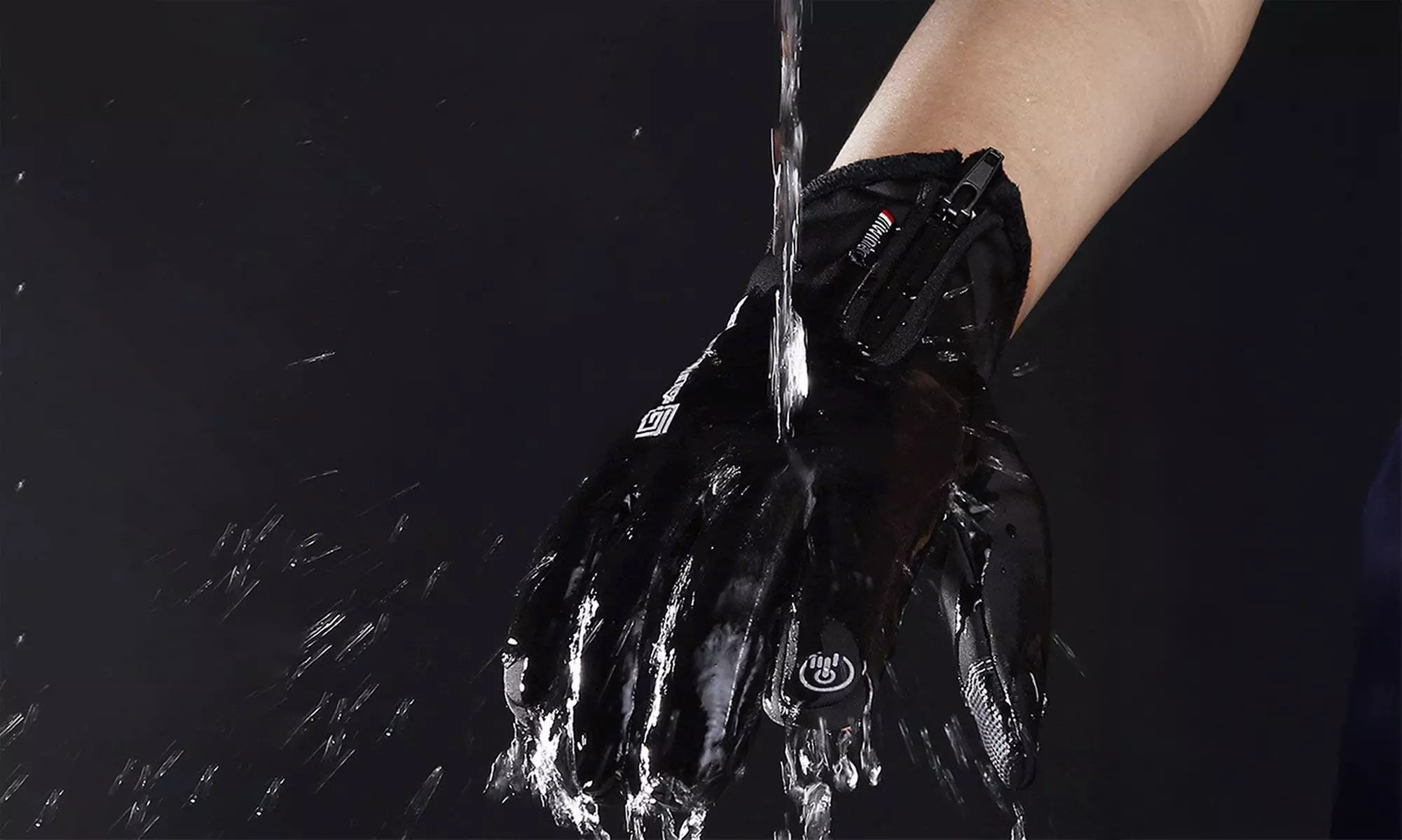 2 Pair Women Men Winter Touch Screen Gloves Windproof Waterproof Thermal Gloves - Primary Image