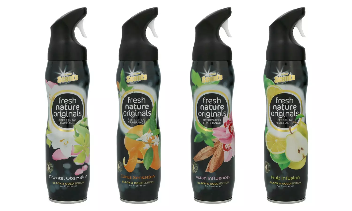 Lot de 12 désodorisants At Home Clean Black Edition - Primary Image