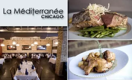 $25 for $50 Worth of French and Italian Cuisine at La Méditerranée - Primary Image