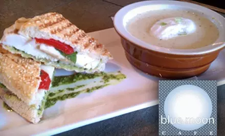 $10 for $20 Worth of Paninis and Pizzas at Blue Moon Café - Primary Image