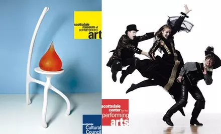 $45 for an Annual Duet Membership to the Scottsdale Museum of Contemporary Art and the Scottsdale Center for the Performing Arts - Primary Image