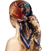 Image 20: Silk Scarf for Women in Five Styles