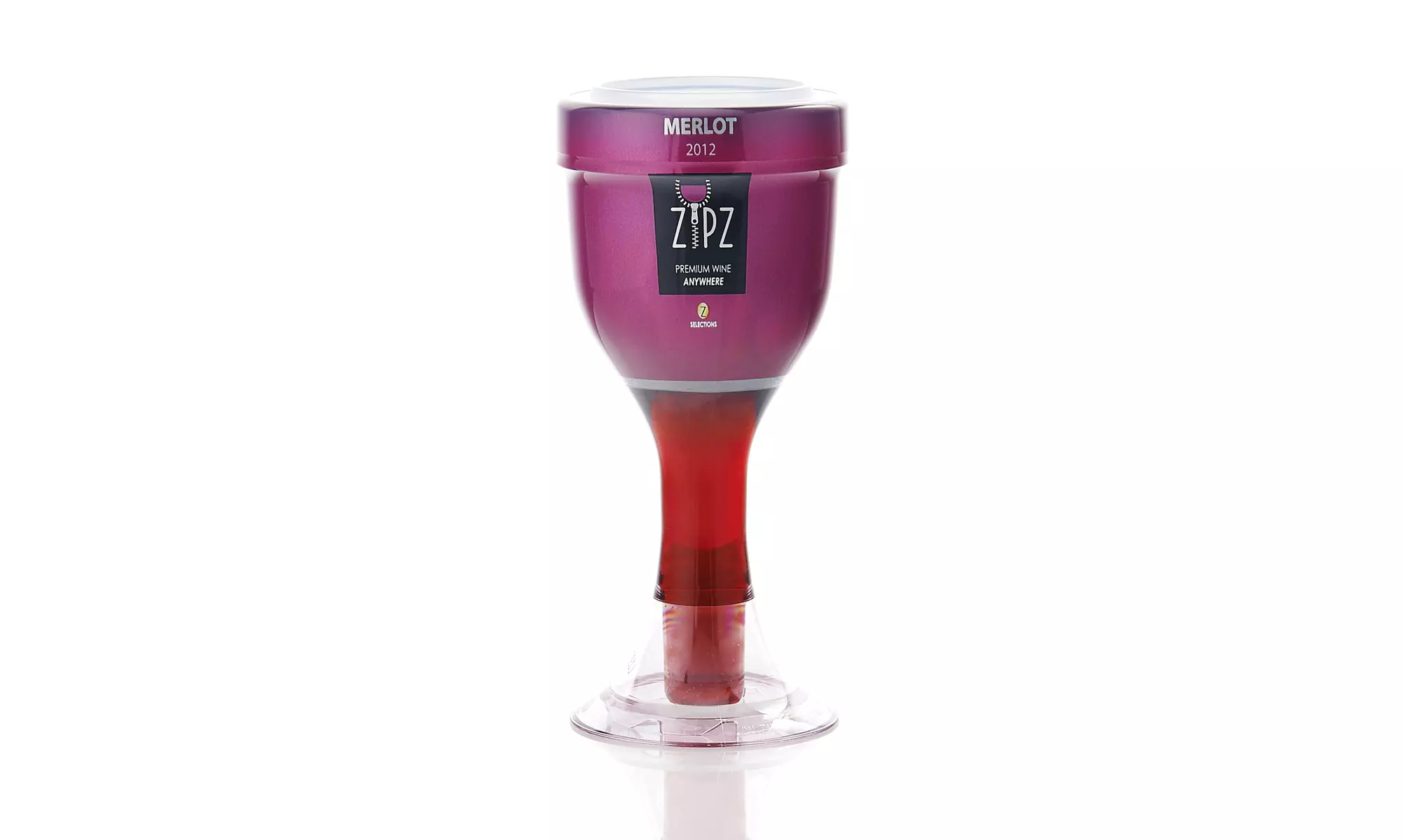 Zipz Wine; 24-Pack of 187mL Single-Serve Containers - Second Medium