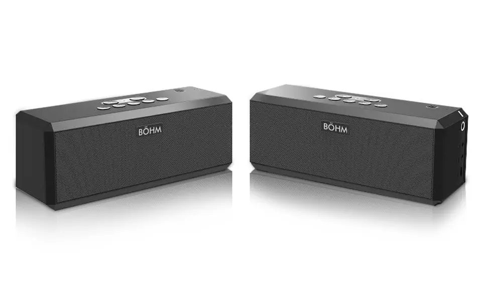 Pair of BÖHM MATE Wireless 4.0 Bluetooth Speakers with DuoLink Syncing Technology - Primary Image