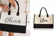 Custom Initial Canvas Tote Bag with Name from Justyling.com (Up to 78% Off) - Image 5