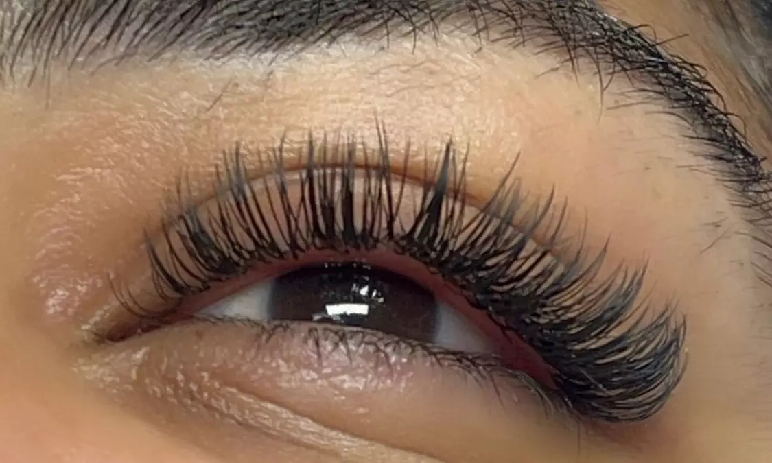 Lash Extensions & Brow Wax or Volume Lash Set for a Bold Look 