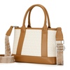 Image 4: PVC Leather Top Handle Tote Bags