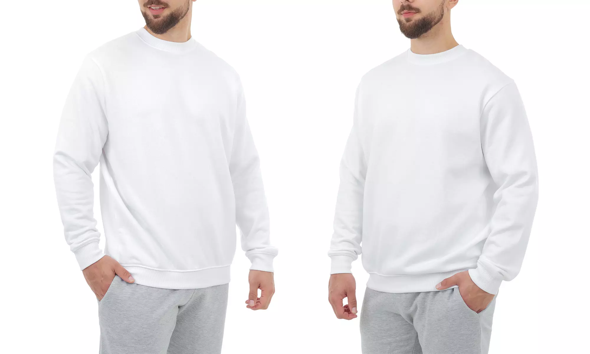 Classic Crew Neck Long Sleeve Pullover Sweatshirt Jumper