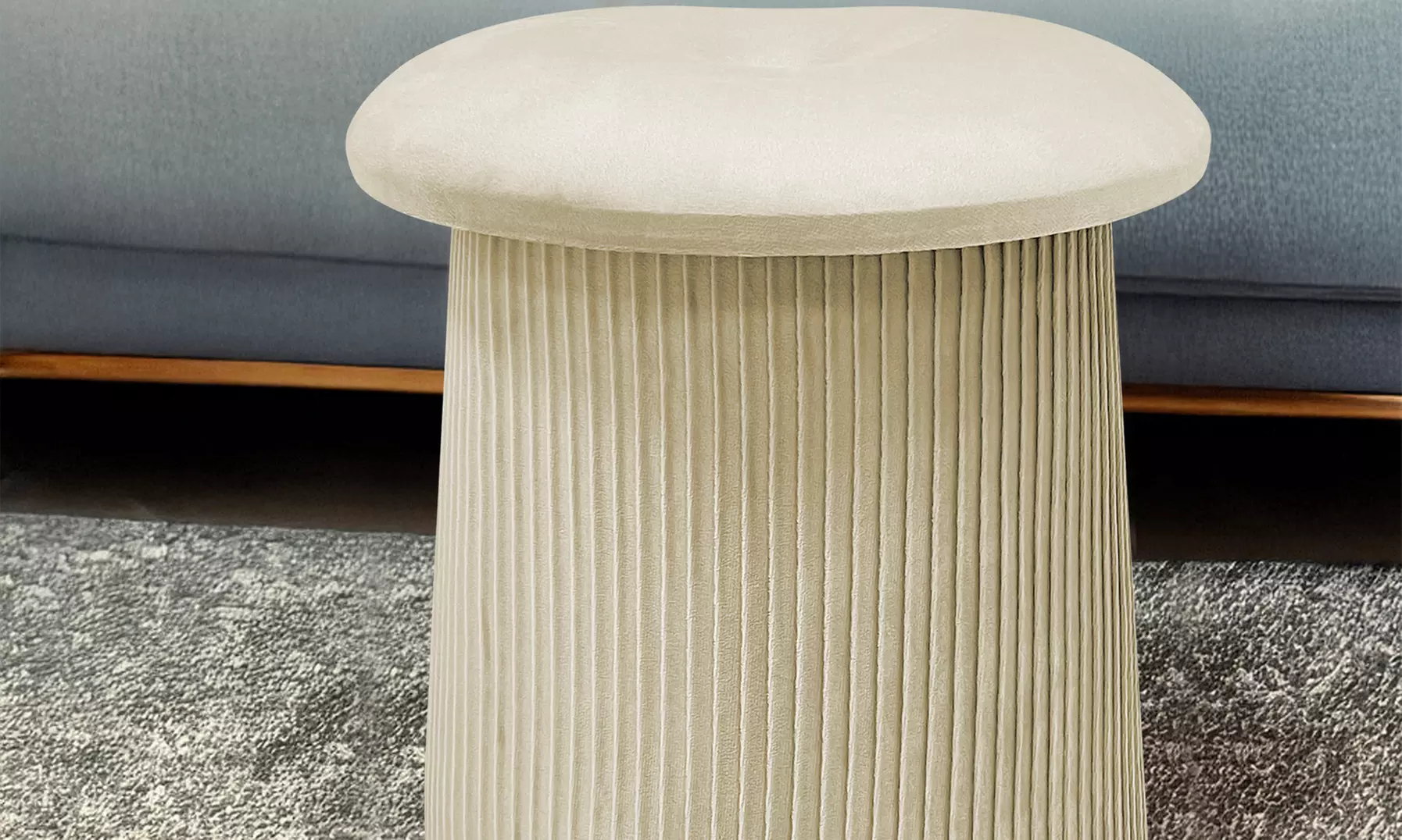 Pouf en forme de champignon