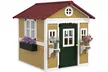 Outsunny Wooden Playhouse for Kids - Image 3