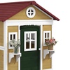 Image 3:  Outsunny Wooden Playhouse for Kids 
